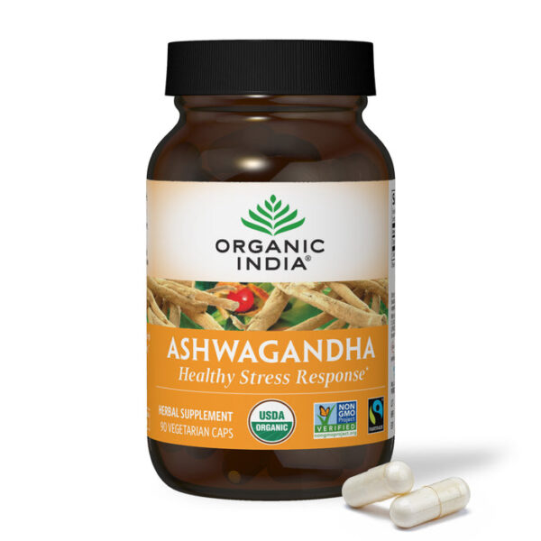 Organic India Ashwagandha 90 vegetarian capsules