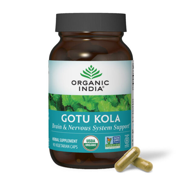 Organic India Gotu Kola 90 vegetarian capsules