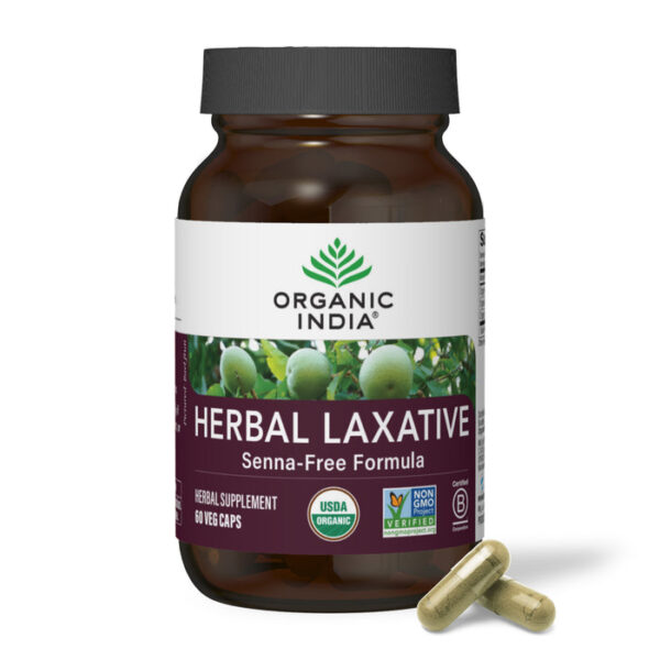 Organic India Herbal Laxative 60 vegetarian capsules