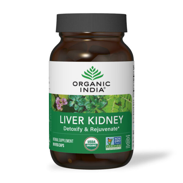 Organic India Liver Kidney 90 vegetarian capsules