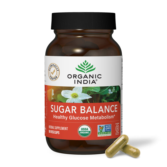 Organic India Sugar Balance 90 vegetarian capsules