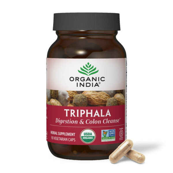 Organic India Triphala 90 vegetarian capsules