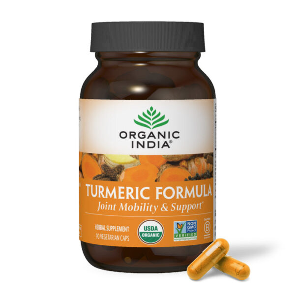 Organic India Turmeric Formula 90 vegetarian capsules
