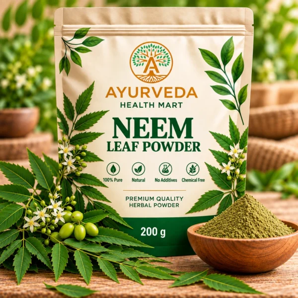 Ayurveda Health Mart Neem Leaf Powder 200g herbal powder pouch